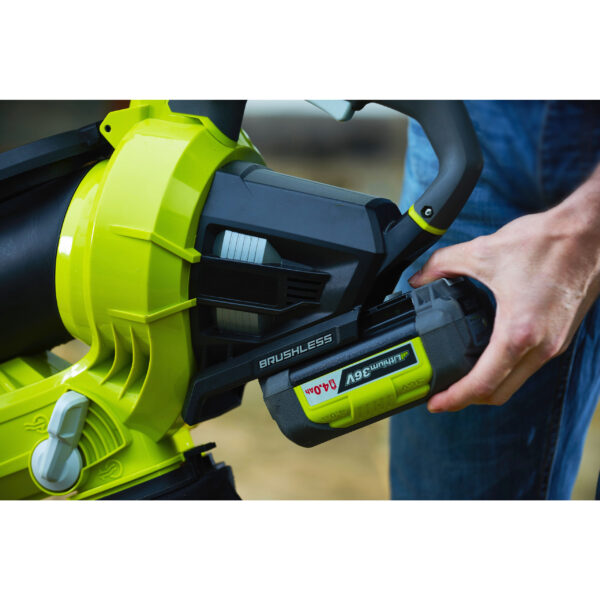 Suflantă/aspirator 36V MAX POWER, motor fără perii, 3 funcții RBV36B - imagine 7