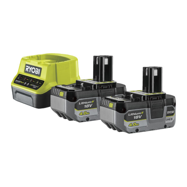 Set încărcător 2,0A și 2 acumulatori Lithium+ 18V ONE+TM - 4,0Ah RC18120-240X - imagine 2
