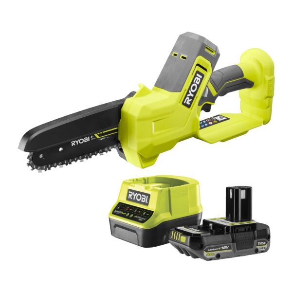 Fierăstrău de mână fără cablu de 18V de 15 cm, motor fără perii (1 x 2.0Ah) RY18PS15A-120 - imagine 9