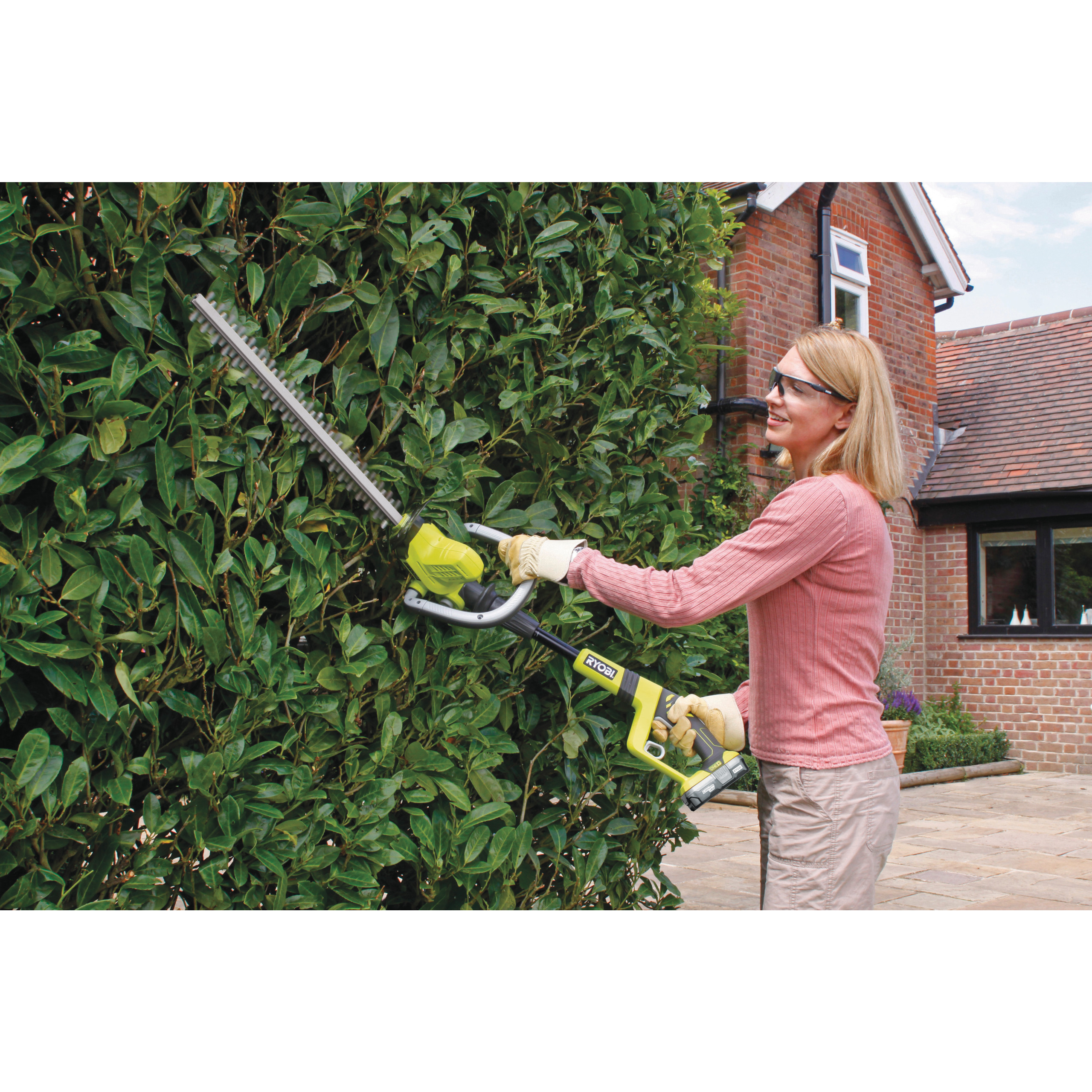 Foarfeca tuns gard viu cu cap articulat 18V ONE-- lama 50cm 5133001249 - imagine 3