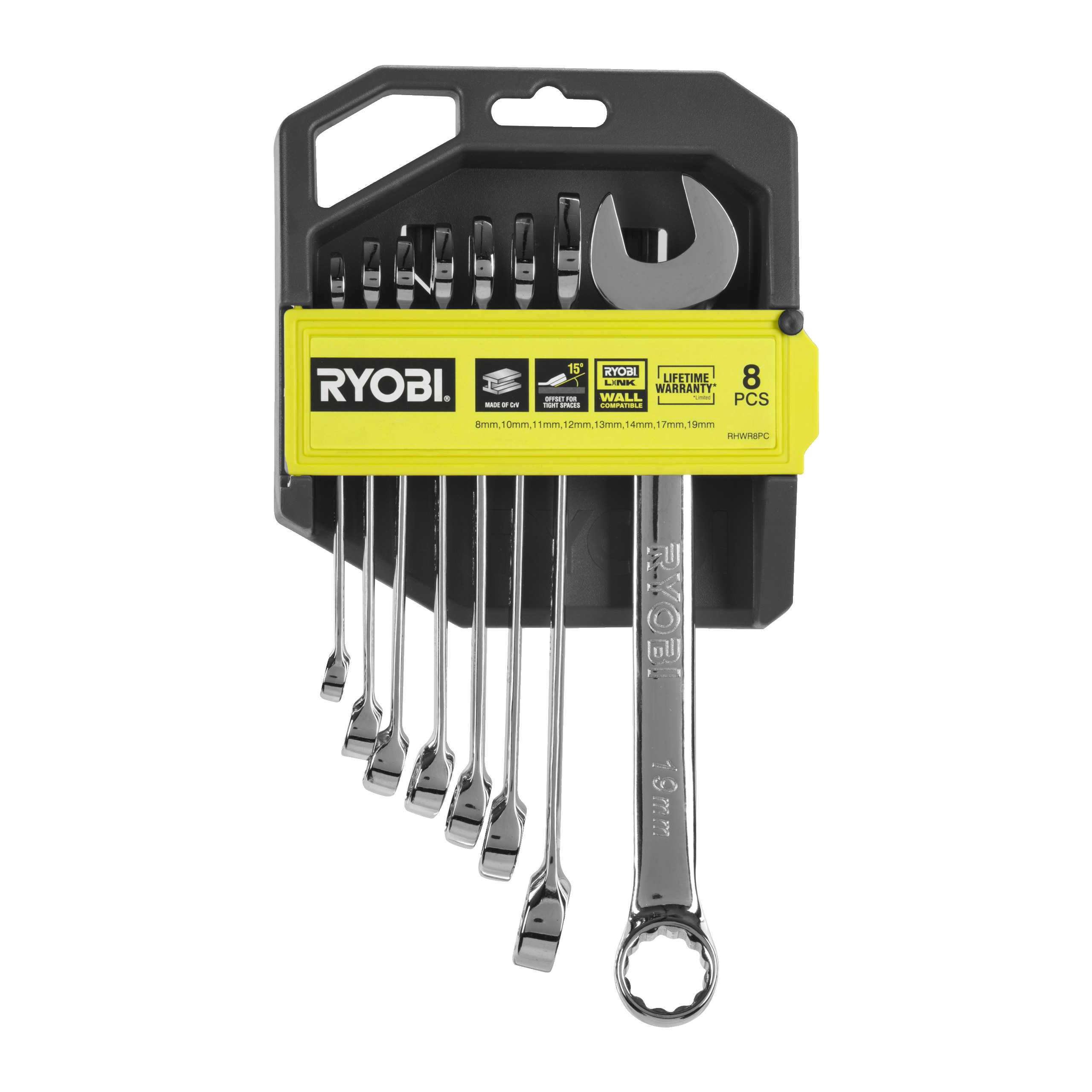 Set chei combinate RYOBI RHWR8PC (8 buc.) - 5132006065