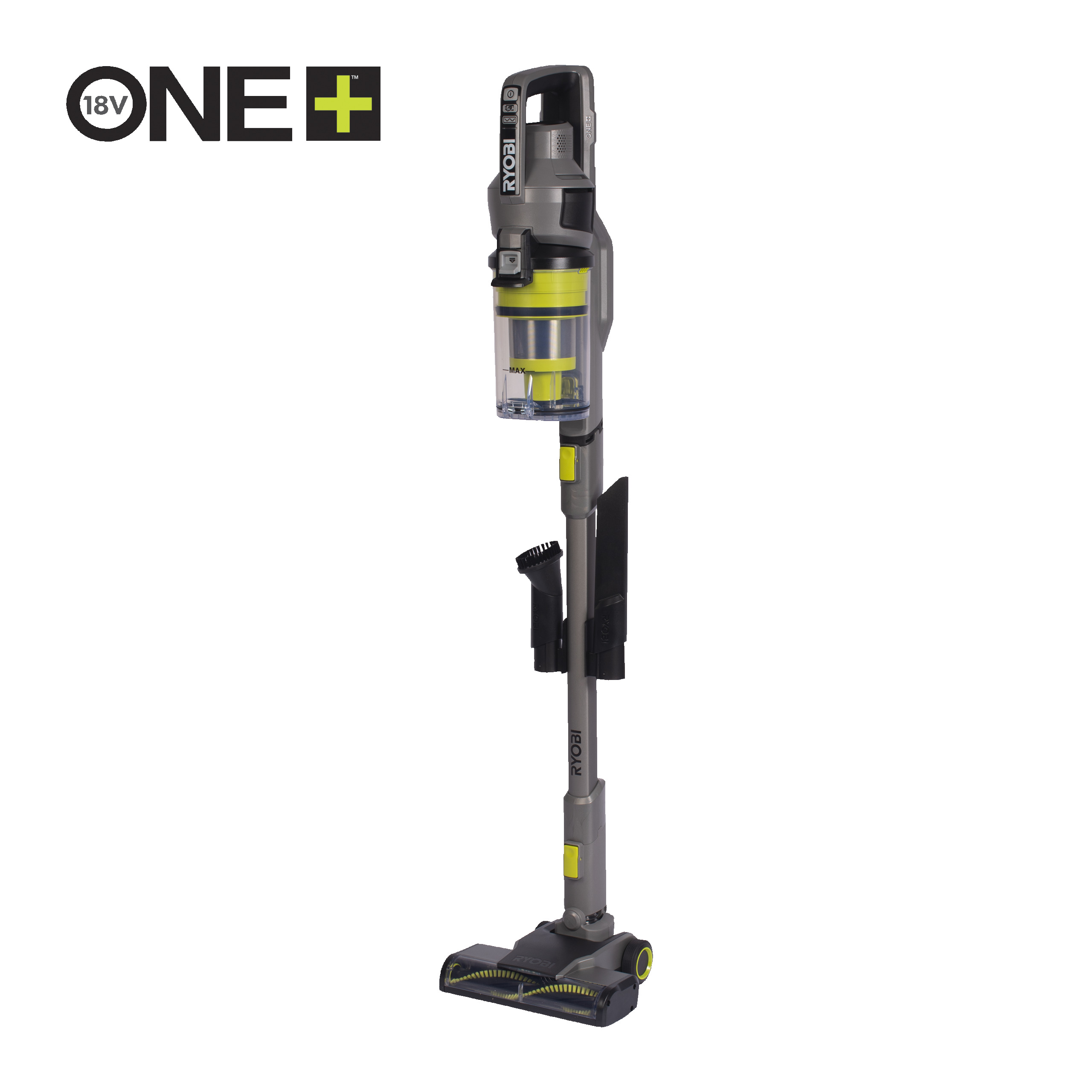 RYOBI ONE+ RSVS18-0 5133006506 Aspirator fără fir 18 V Putere de aspirare 30 AW Ciclon dual, Filtru HEPA