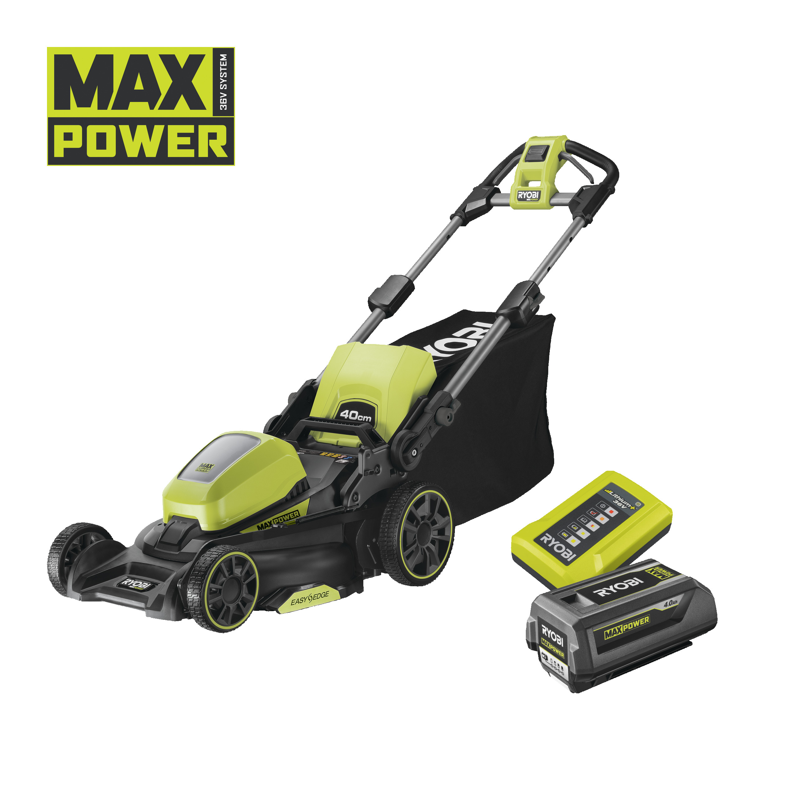 Masina de tuns iarba fara cablu MAX POWER de 40 cm (1 x 4-0 Ah) 5133005496