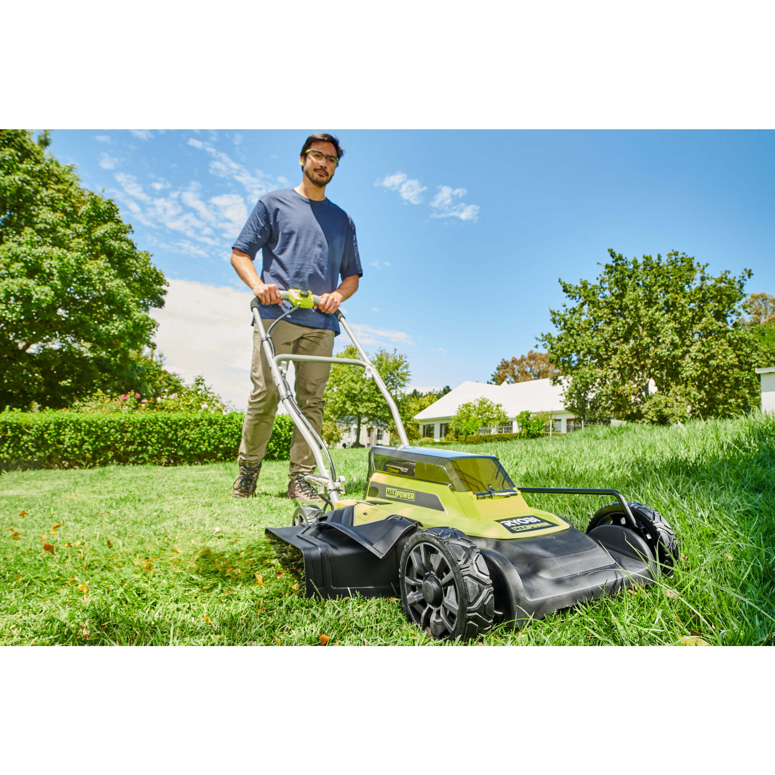 Masina de tuns iarba MAX POWER 46 cm- fara cablu- 2 in 1- cu functie de mulcire 5133005486 - imagine 3