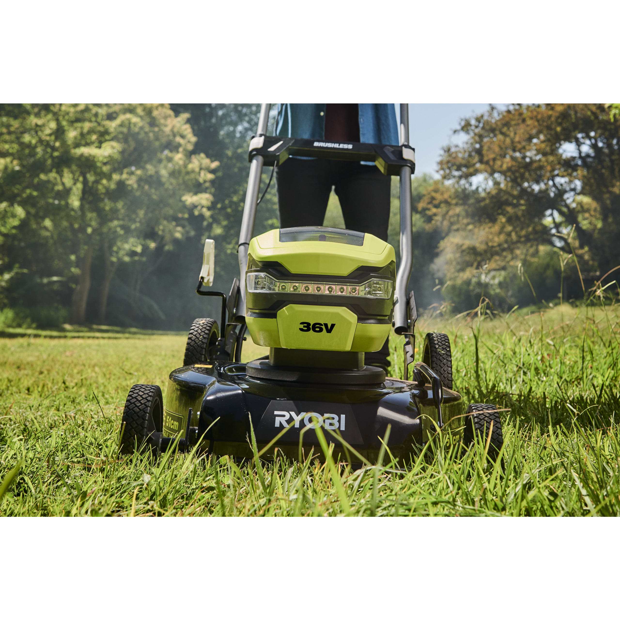 Masina de tuns gazon - mulcire 36V MAX POWER- motor fara perii- punte 51cm (1 x 4.0Ah) 5133004591 - imagine 3