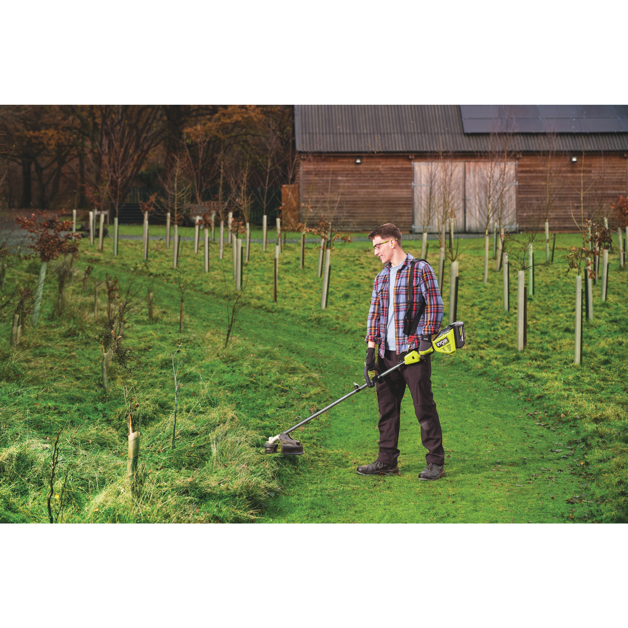 Taietor de iarba fara fir 36V MAX POWER cu motor fara perii- cu linii de 40 cm 5133006305 - imagine 3