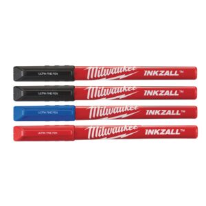 Markere cu vârf fin INKZALL 4 buc Milwaukee 48223165