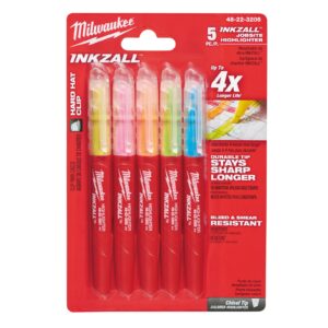 Evidențiatoare INKZALL 5pc Milwaukee 48223206