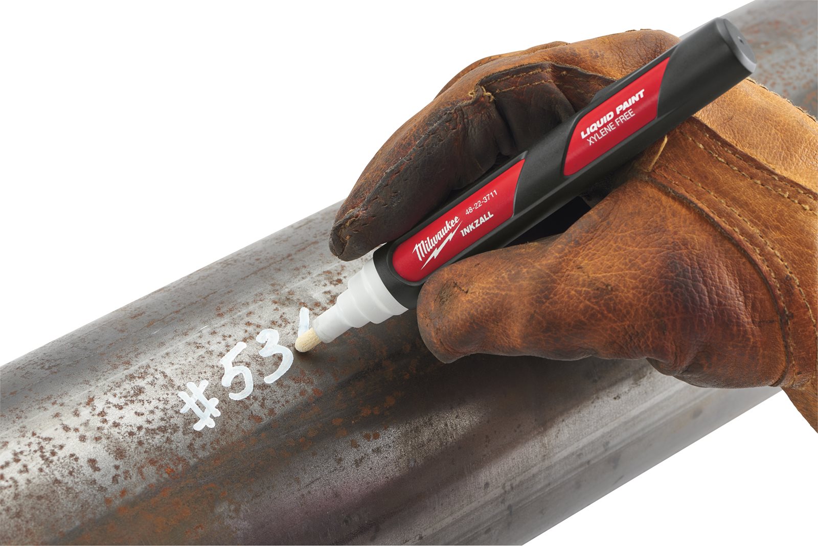 Marker cu vopsea INKZALL Milwaukee 48223711 - in utilizare 1