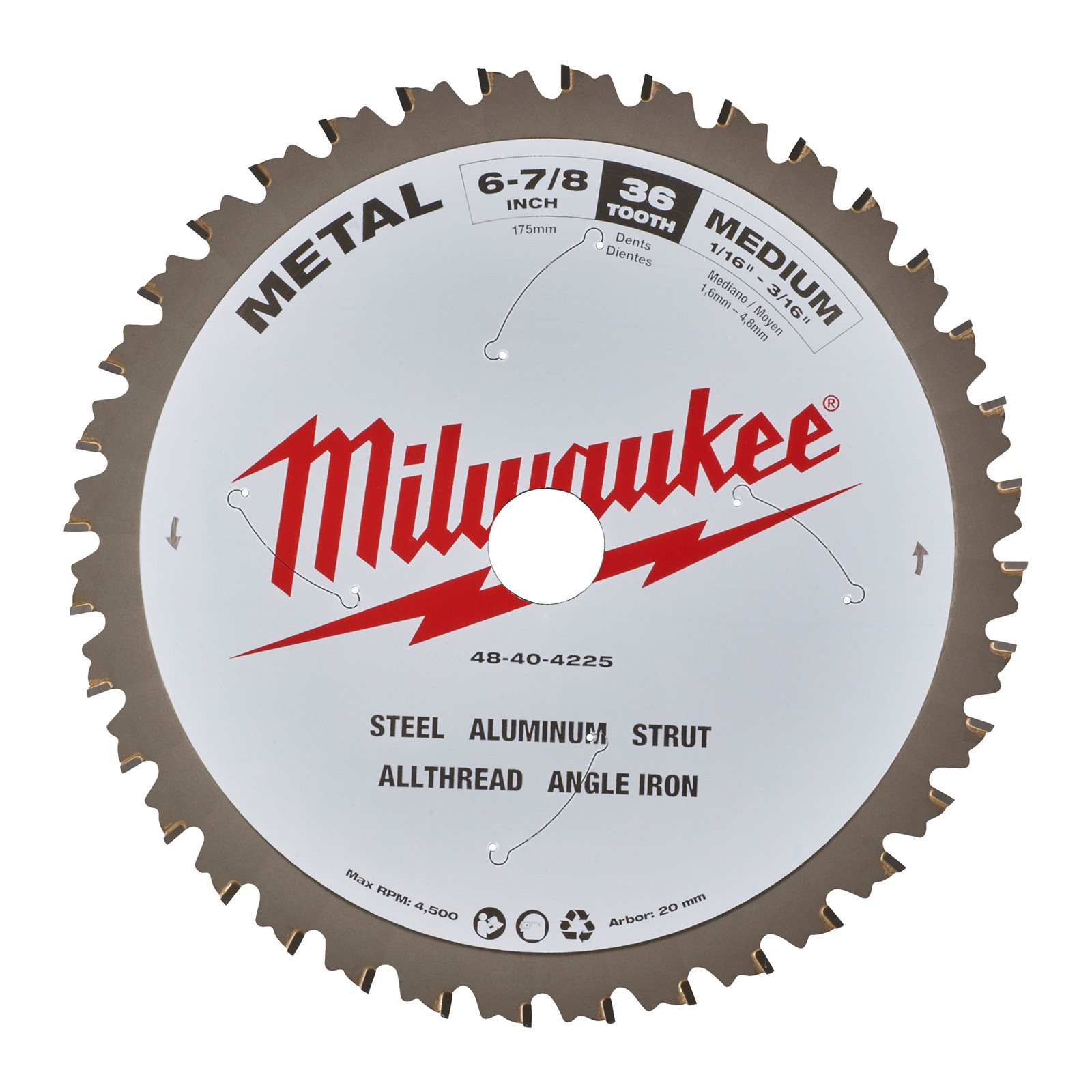 Pânze fierăstrău circular pentru metal 174 mm Milwaukee