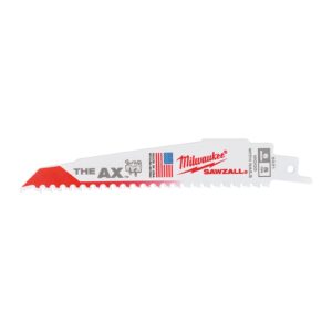 Lemn cu cuie: Pânze Heavy Duty AX pentru lucrări de demolare 150mm 5 buc Milwaukee