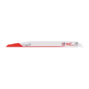 Lemn cu cuie: Pânze Heavy Duty AX pentru lucrări de demolare 300mm 5 buc Milwaukee