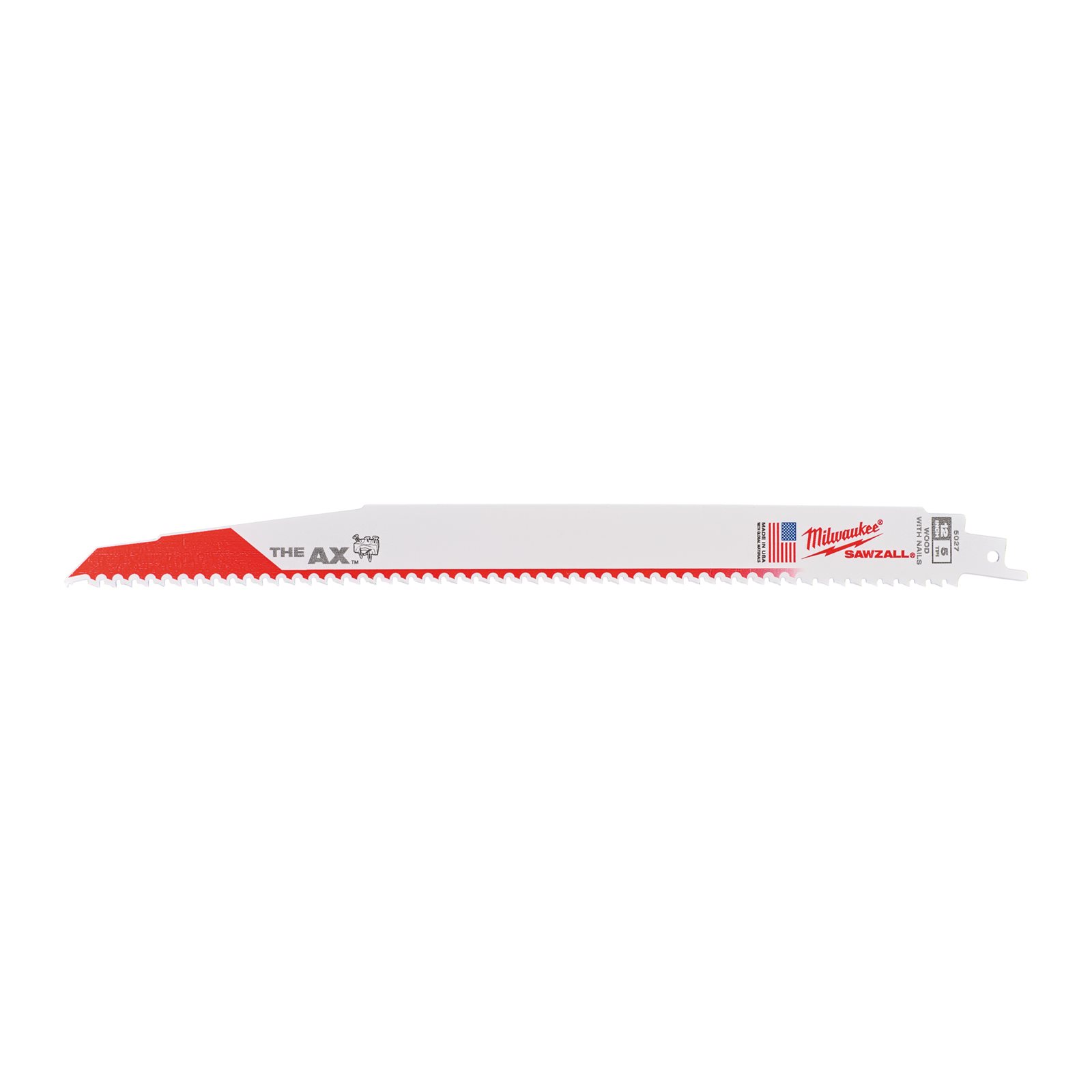 Lemn cu cuie: Pânze Heavy Duty AX pentru lucrări de demolare 300mm 5 buc Milwaukee