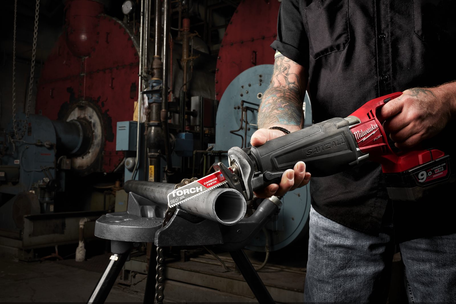 Metal: Pânze Heavy Duty TORCH cu dinți din carbură pentru lucrări de demolare 150mm Milwaukee 48475201 - in utilizare 5