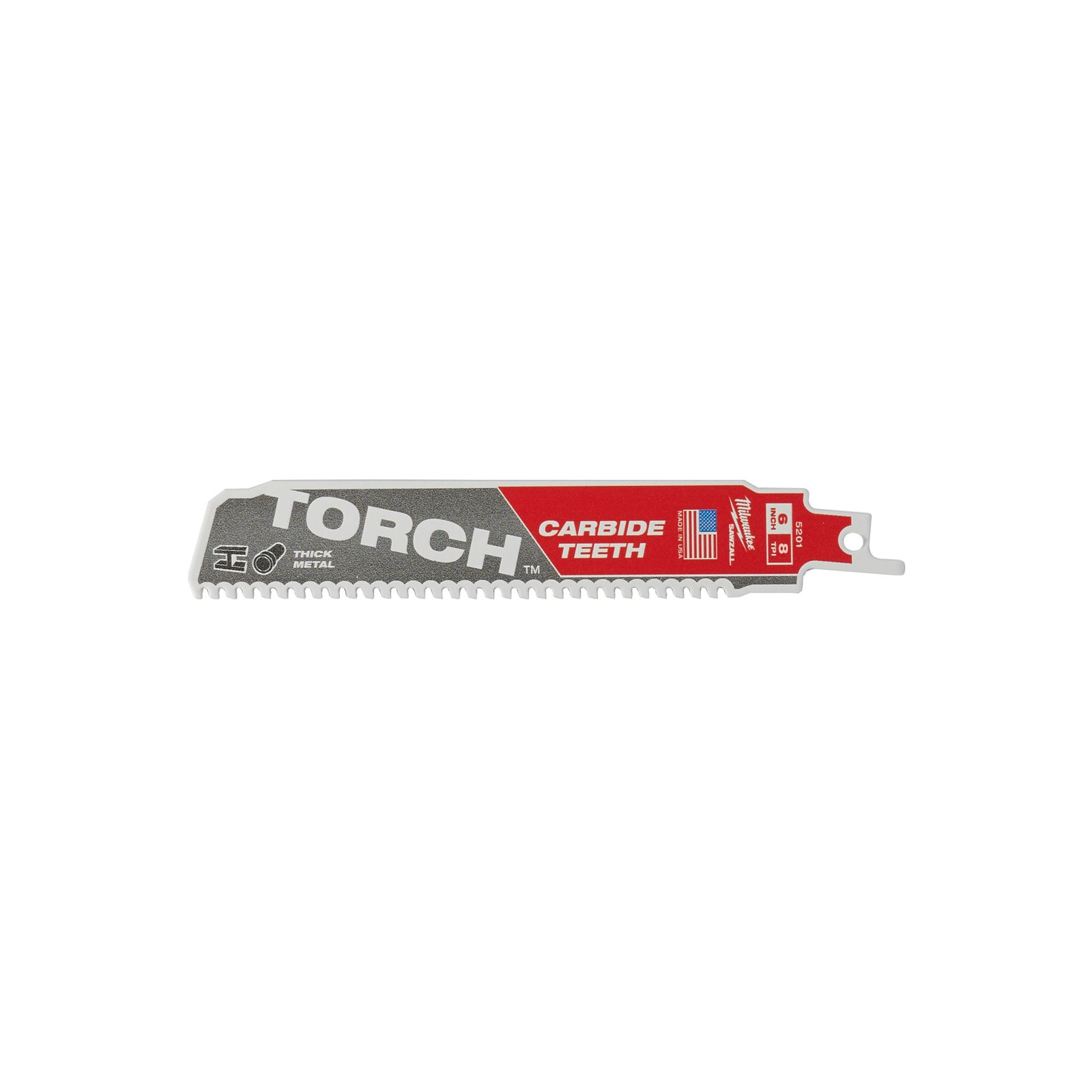 Metal: Pânze Heavy Duty TORCH cu dinți din carbură pentru lucrări de demolare 150mm Milwaukee 48475201