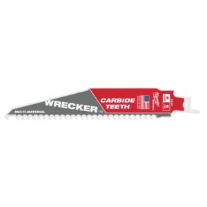 Multimaterial: Pânze Heavy Duty WRECKER cu dinți din carbură 150mm Milwaukee