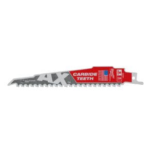 Lemn cu cuie: Pânze Heavy Duty AX cu dinți din carbură pentru lucrări de demolare 150mm 5 buc Milwaukee