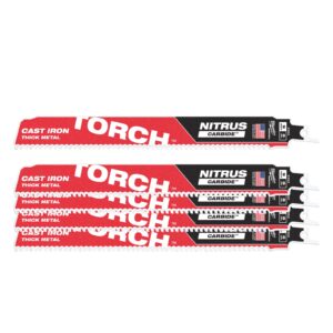 Metal: Pânze Heavy duty TORCH NITRUS CARBIDE 230mm 5 buc Milwaukee 48475562