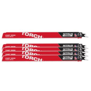 Metal: Pânze Heavy duty TORCH NITRUS CARBIDE 300mm 5 buc Milwaukee 48475563