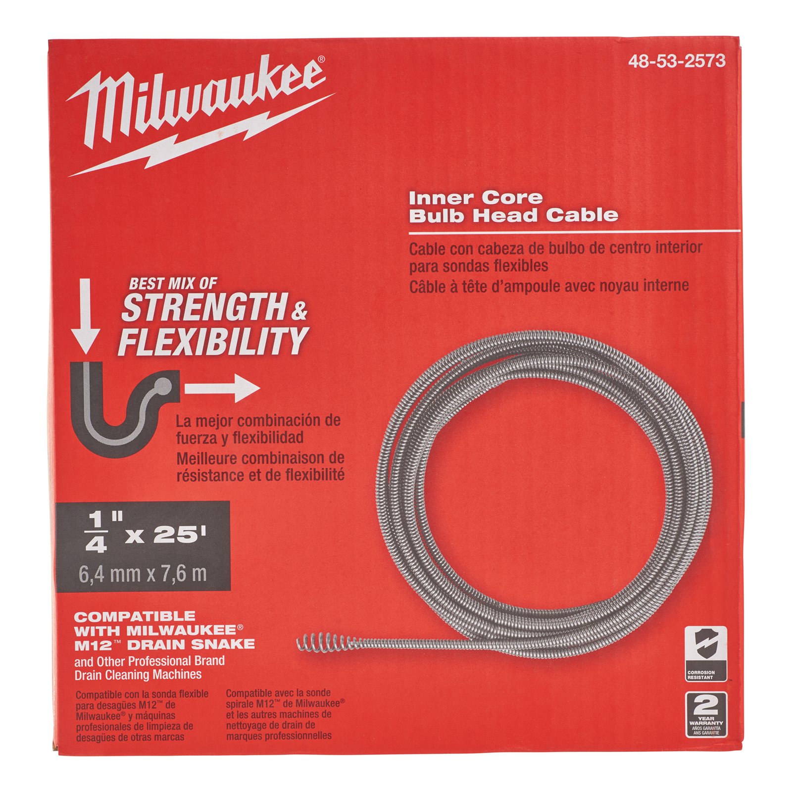 Cablu HH 8 mm Milwaukee 48532571 - continutul pachetului 1