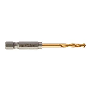 RED HEX - Burghie SHOCKWAVE HSS-Ground Titan pentru metal 3.5 mm 2 buc Milwaukee