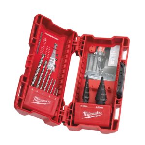 Step drill sets 10pc Milwaukee