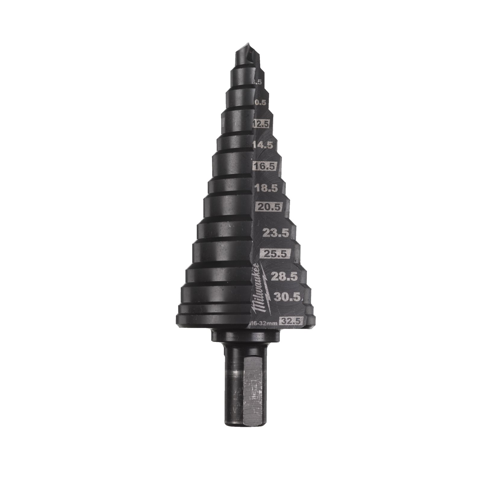 Burghie în trepte din cobalt 32 mm Milwaukee