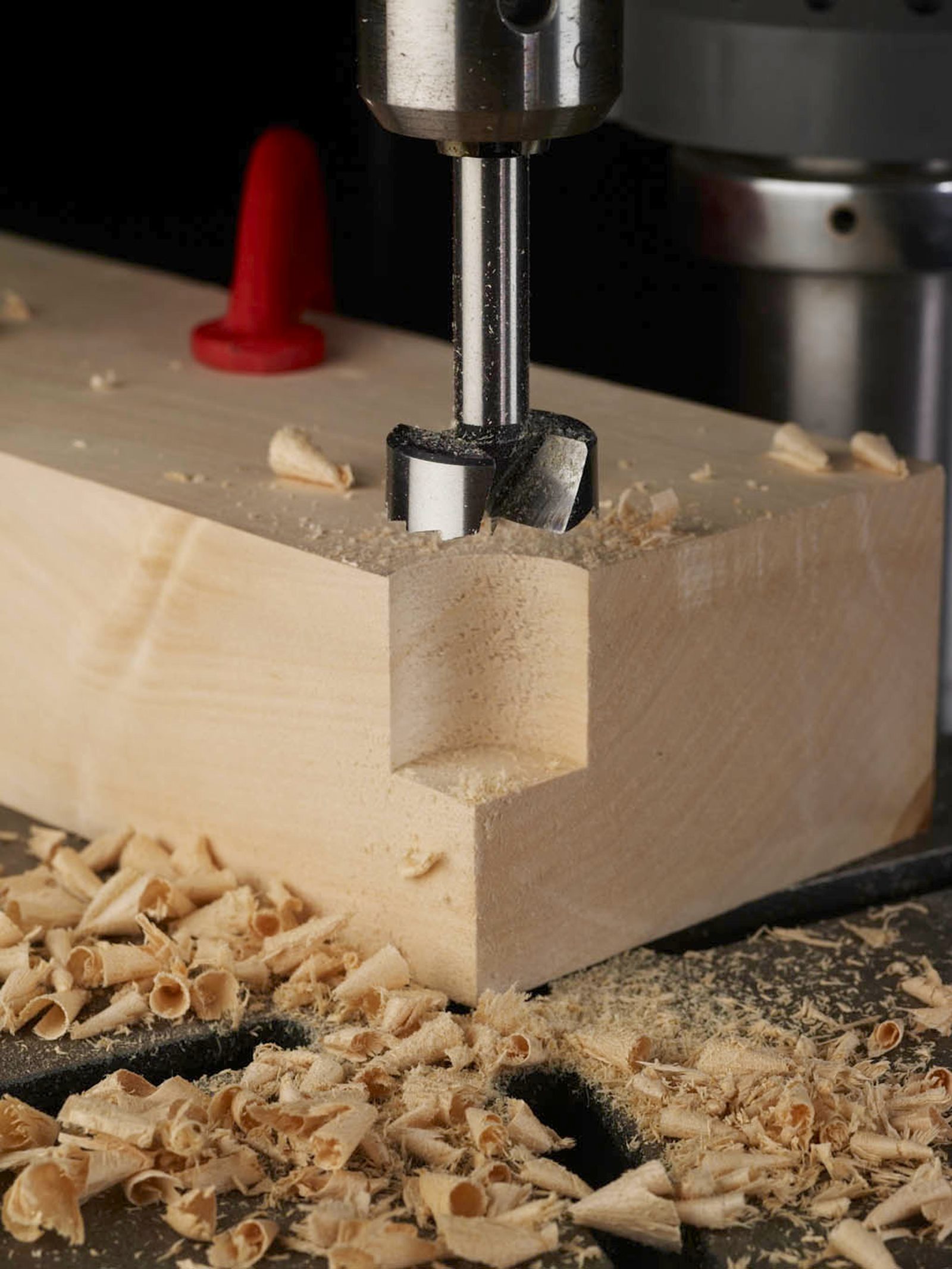 Burghie Forstner 10 mm Milwaukee - in utilizare 1