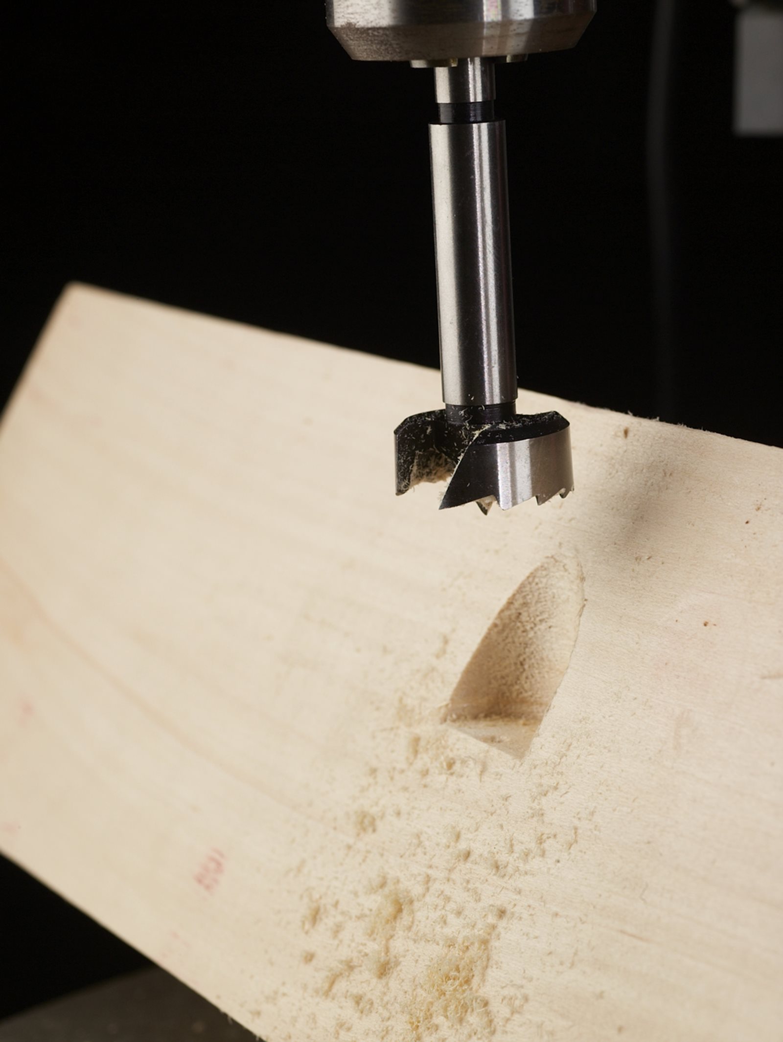 Burghie Forstner 10 mm Milwaukee - in utilizare 2