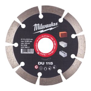 Discuri diamantate DU 115 mm Milwaukee