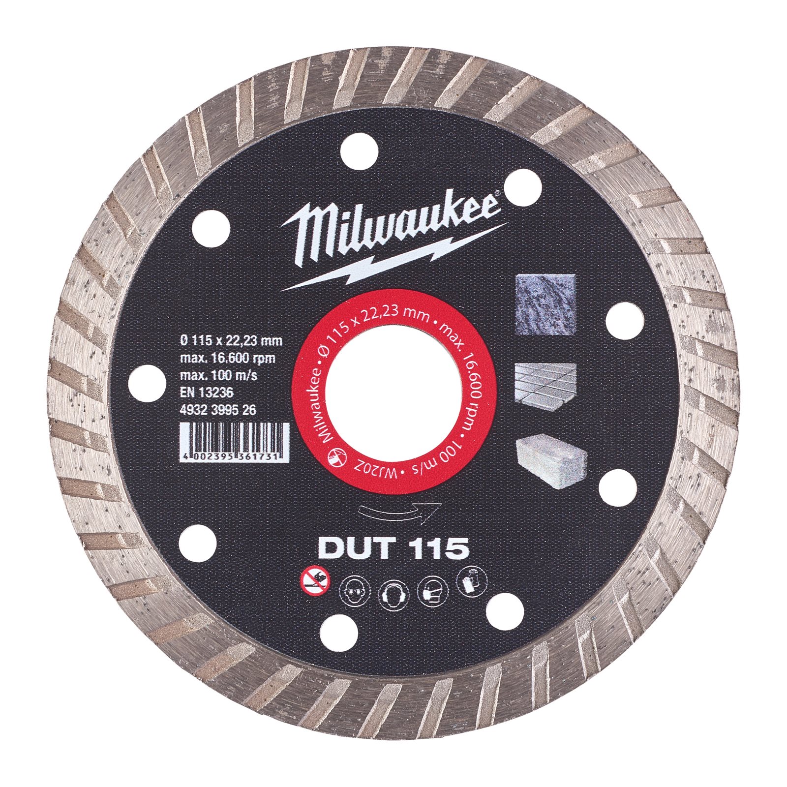 Discuri diamantate DUT 115 mm Milwaukee