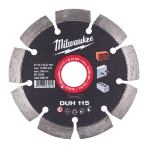 Discuri diamantate DUH 115 mm Milwaukee