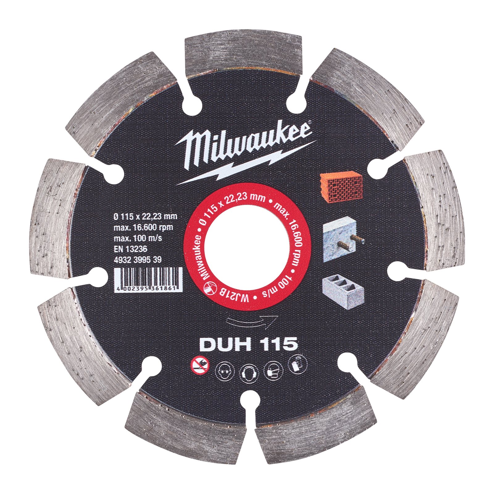Discuri diamantate DUH 115 mm Milwaukee