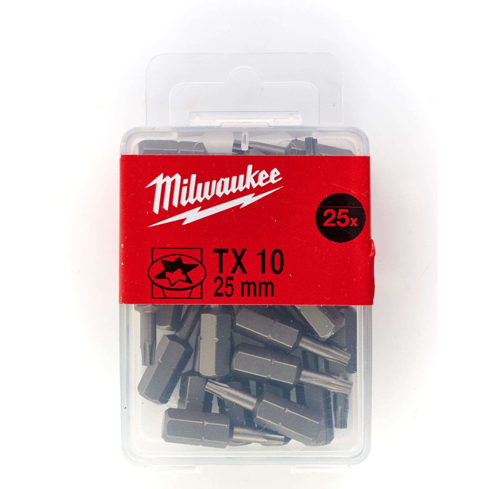 Biți pentru șurubelniță TX 25 mm 25 buc Milwaukee 4932399594