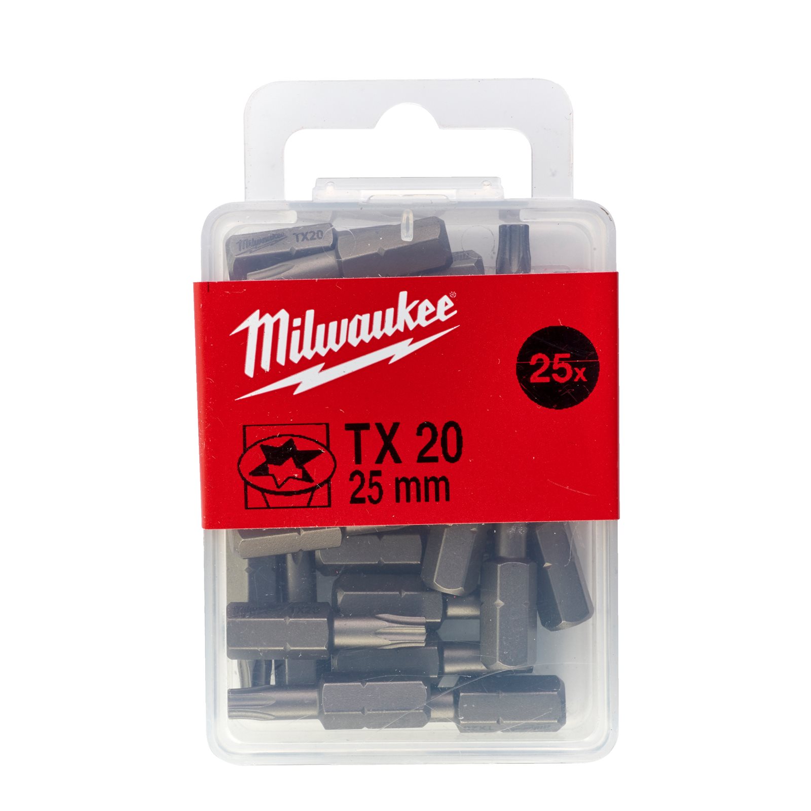 Biți pentru șurubelniță TX 25 mm 25 buc Milwaukee 4932399596