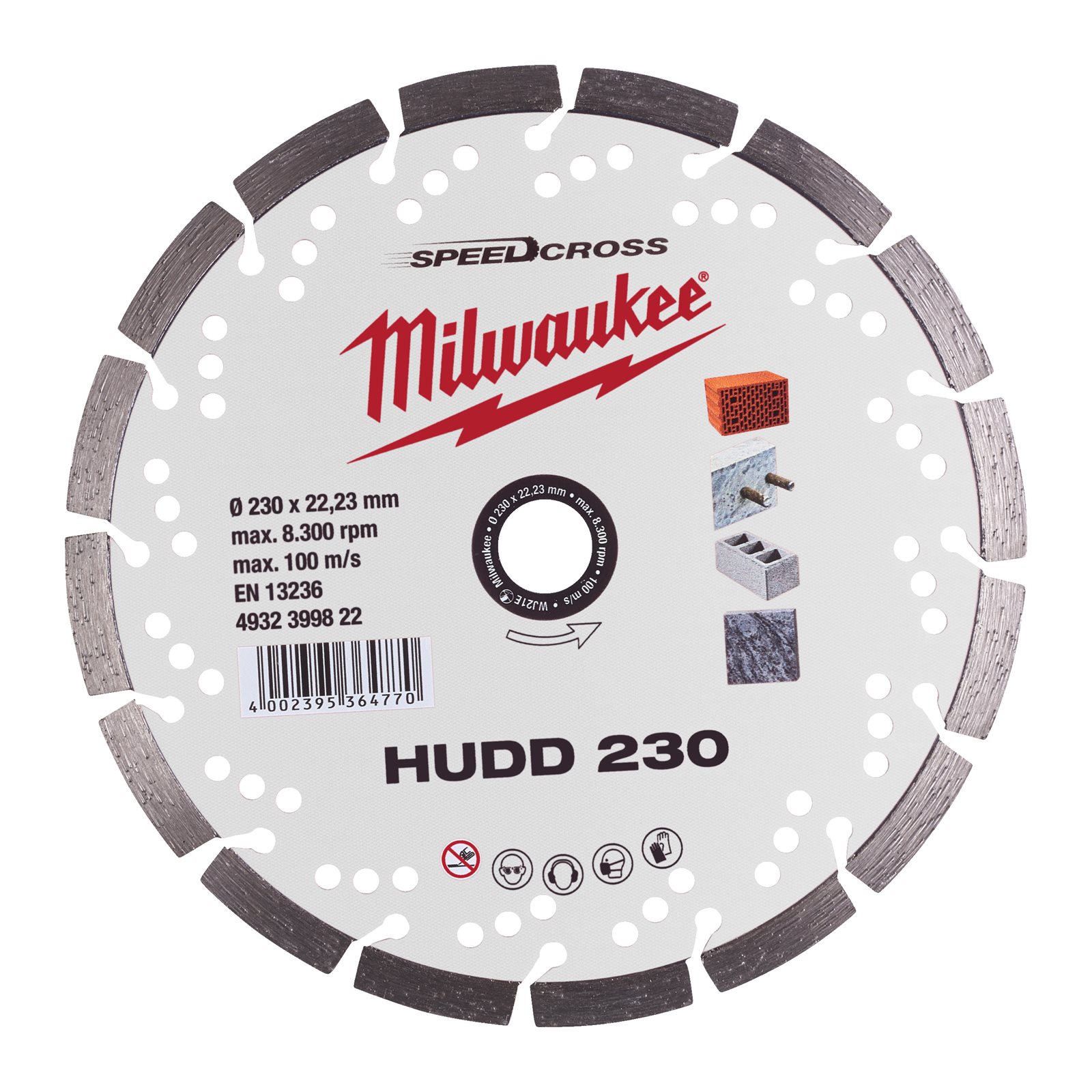 Speedcross HUDD 230 mm Milwaukee