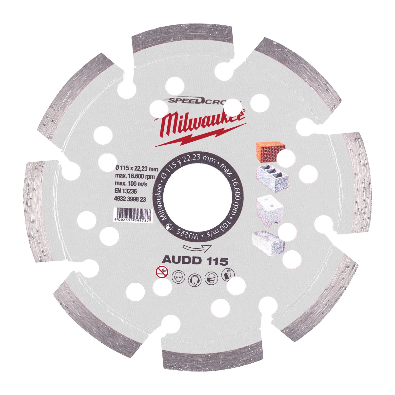 Speedcross AUDD 115 mm Milwaukee