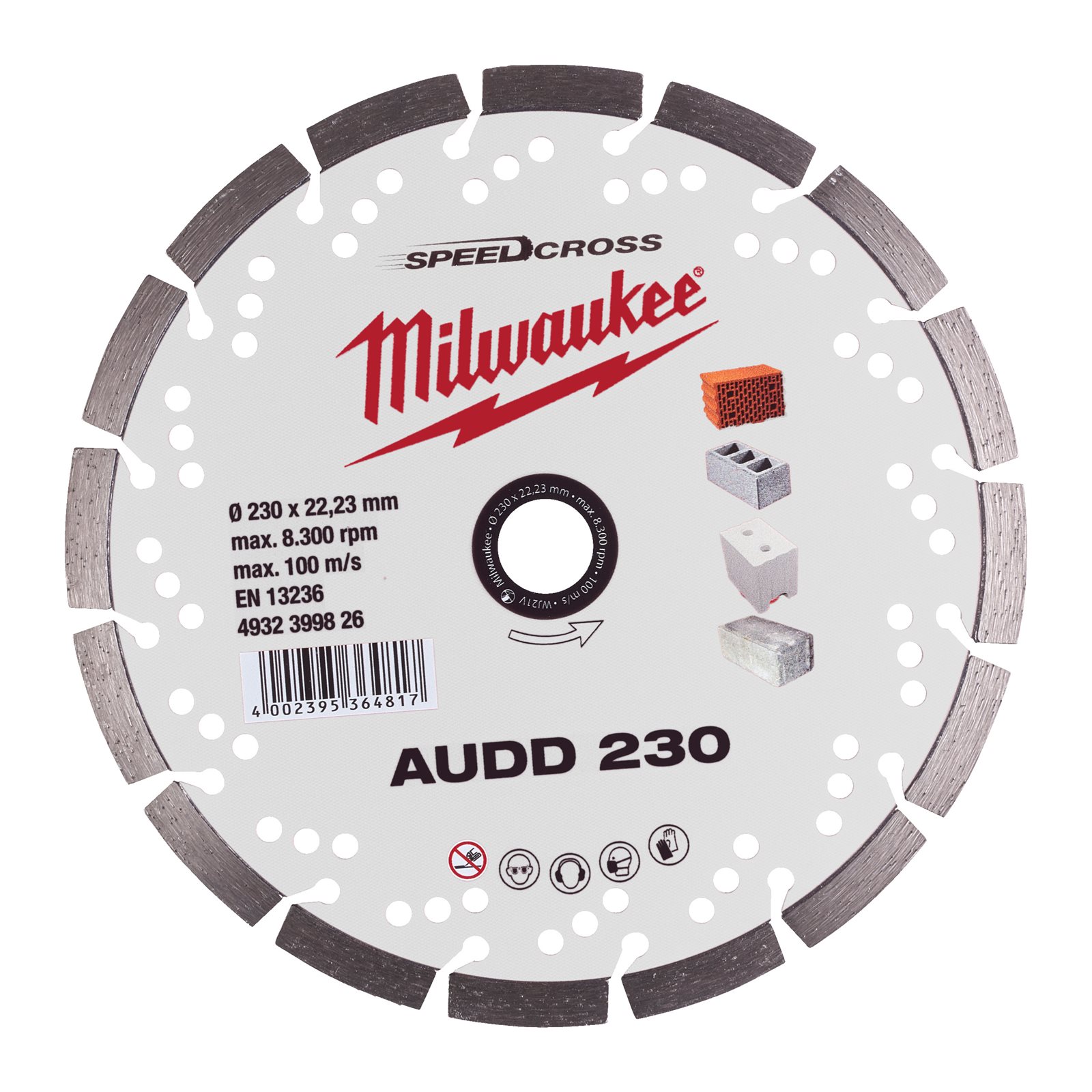 Speedcross AUDD 230 mm Milwaukee