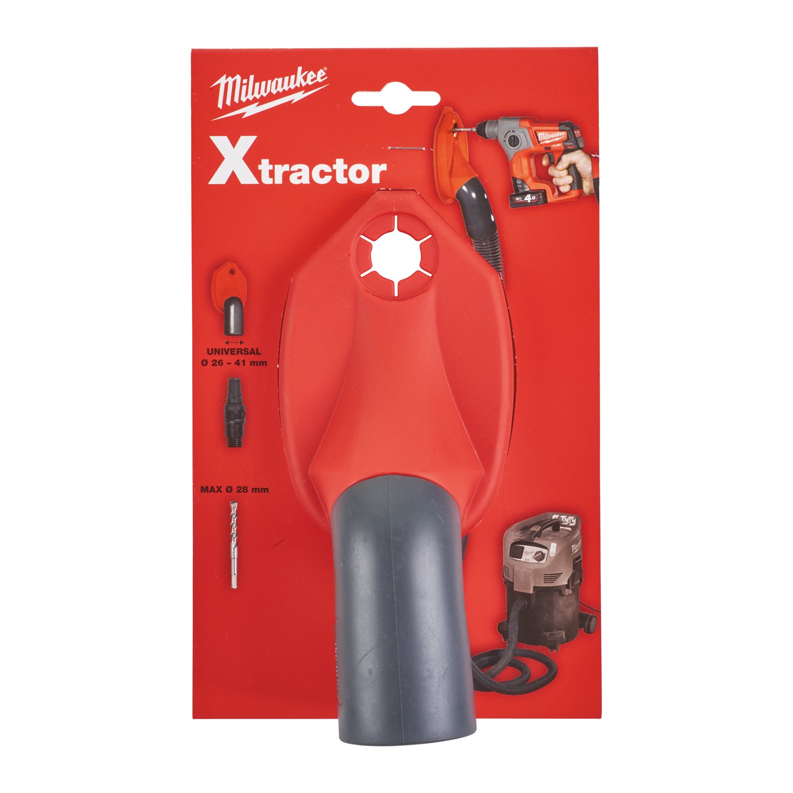 Extragere praf - ciocan rotopercutor Milwaukee 4932430446 - continutul pachetului 1