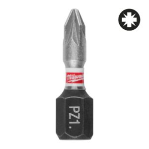 Biți PZ pentru șurubelnițe SHOCKWAVE IMPACT DUTY 25 mm 25 buc 10 buc Milwaukee 4932430861