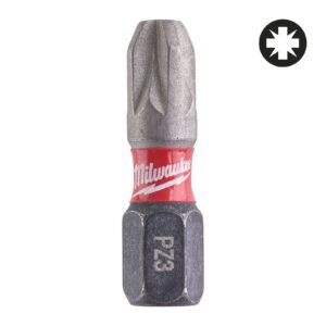 Biți PZ pentru șurubelnițe SHOCKWAVE IMPACT DUTY 25 mm 2 buc Milwaukee 4932430868