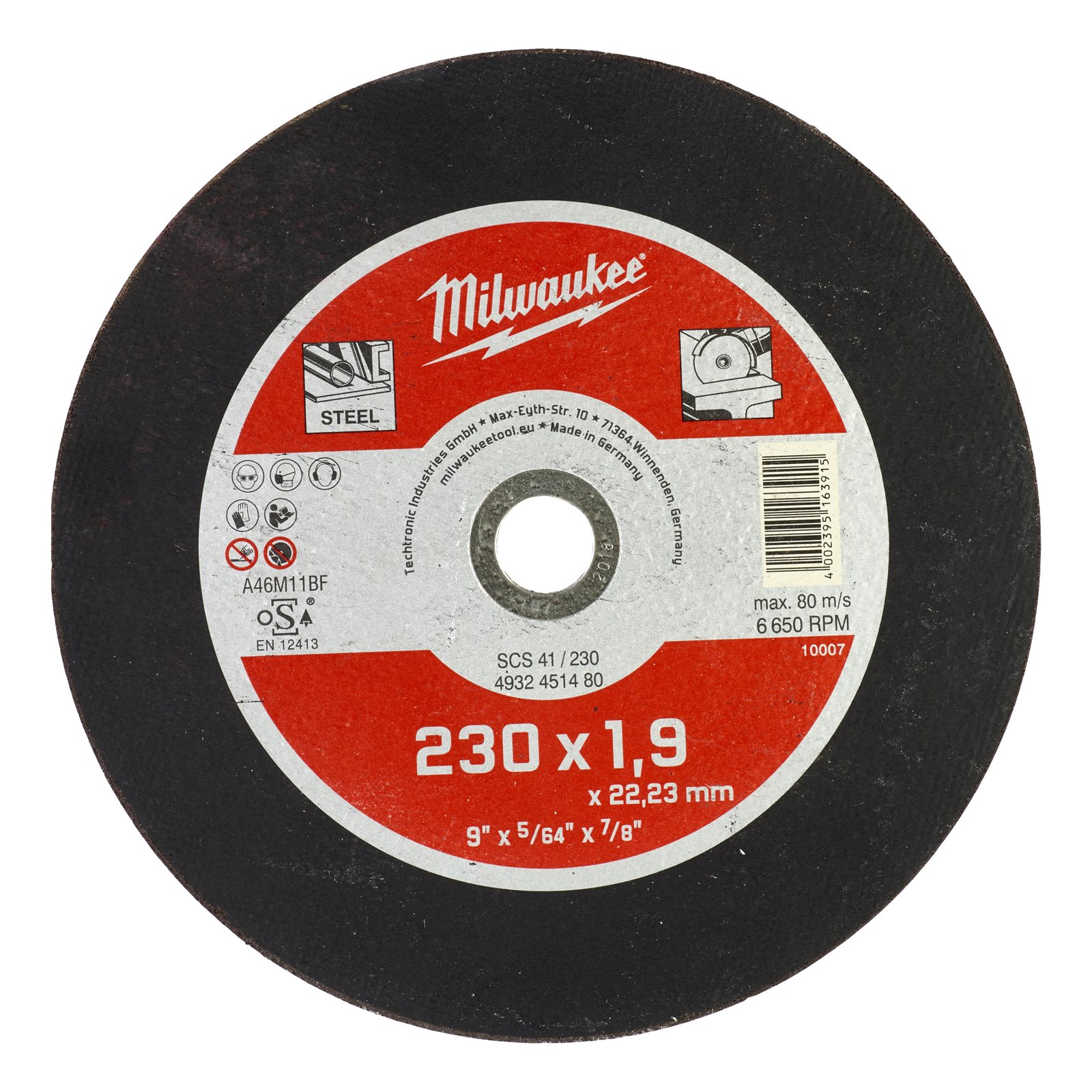 Discuri debitare metal - seria contractanți 22 mm Milwaukee 4932451480