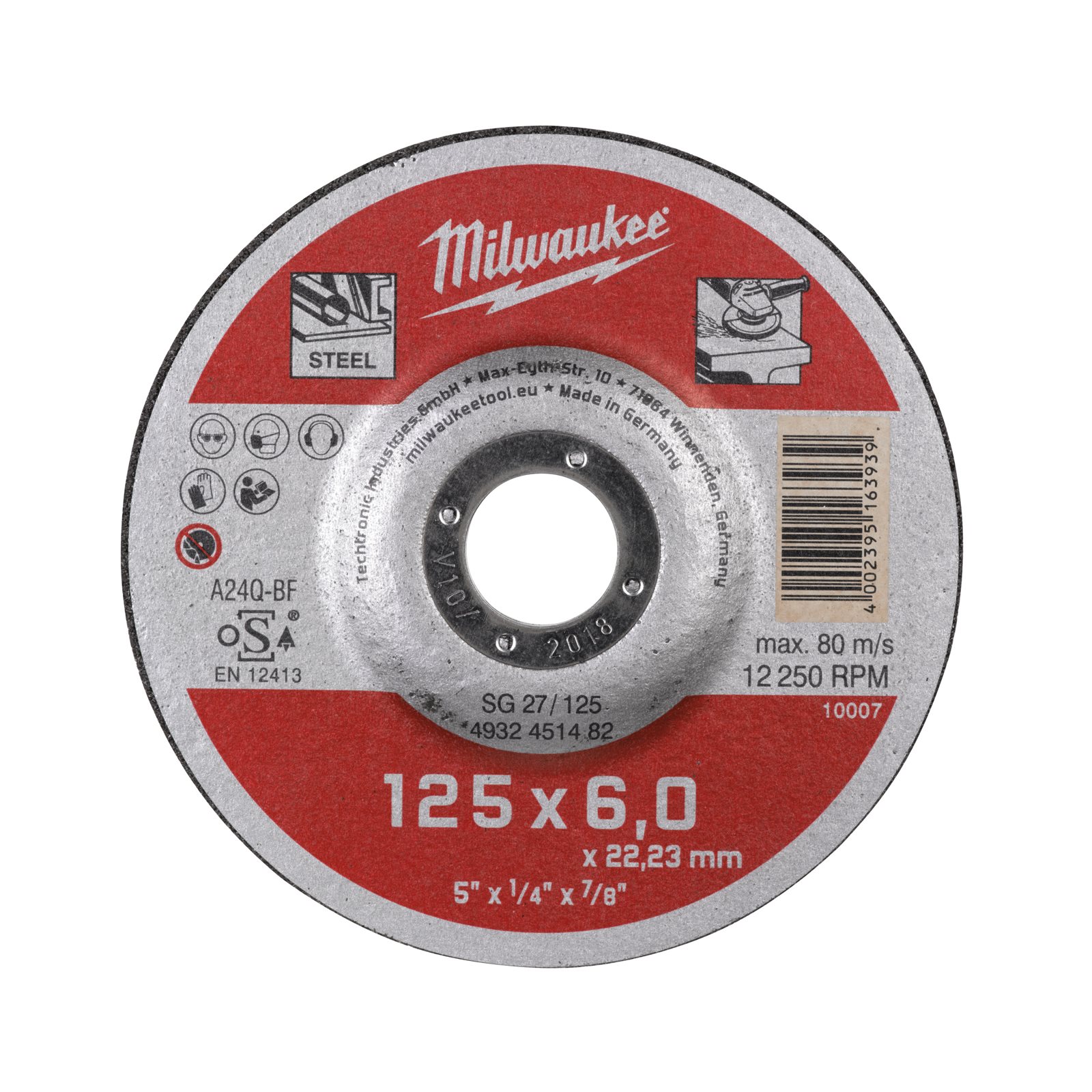 Discuri degroșare metal - seria contractanți 22 mm Milwaukee 4932451482