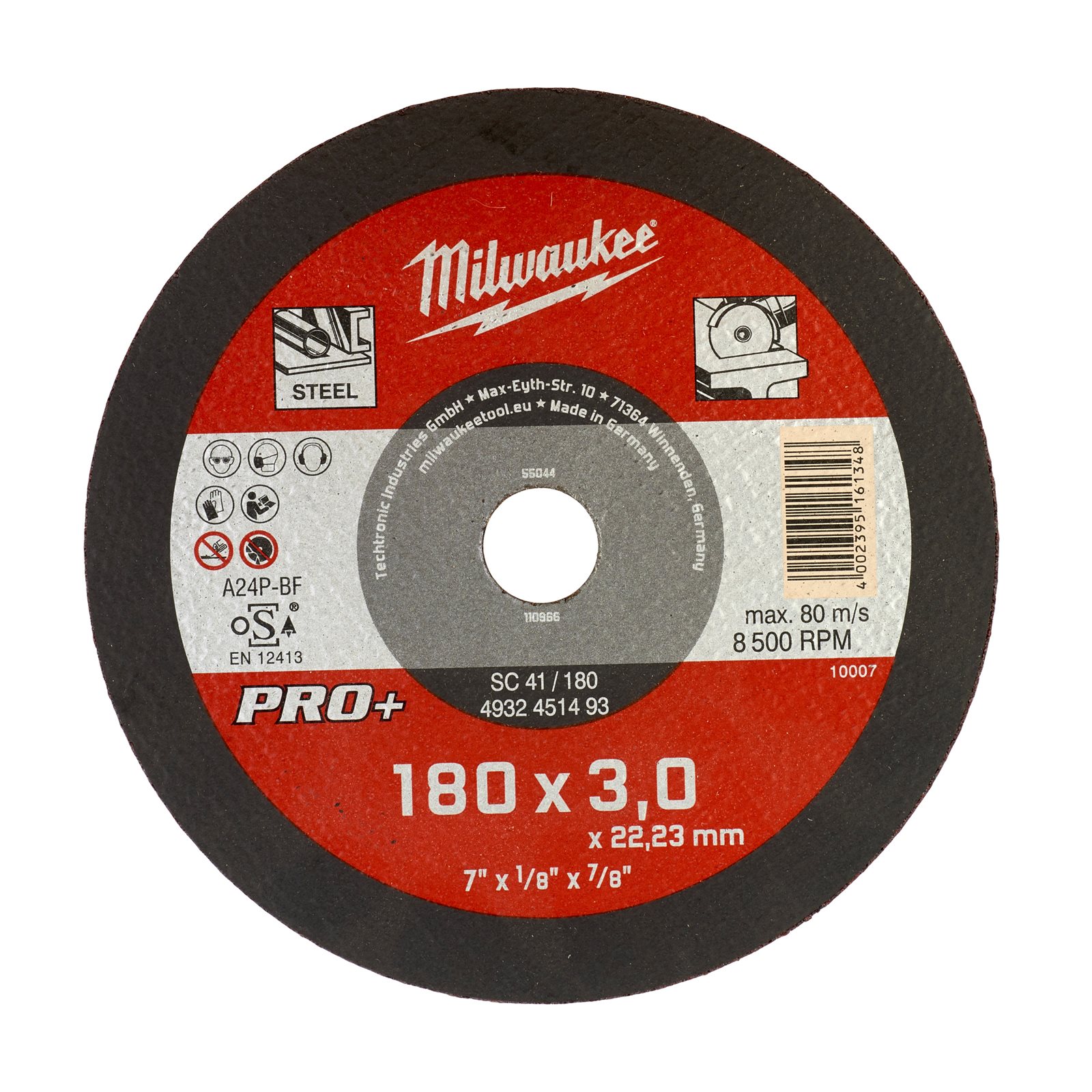 Discuri PRO+ pentru debitare metal 22 mm Milwaukee 4932451493