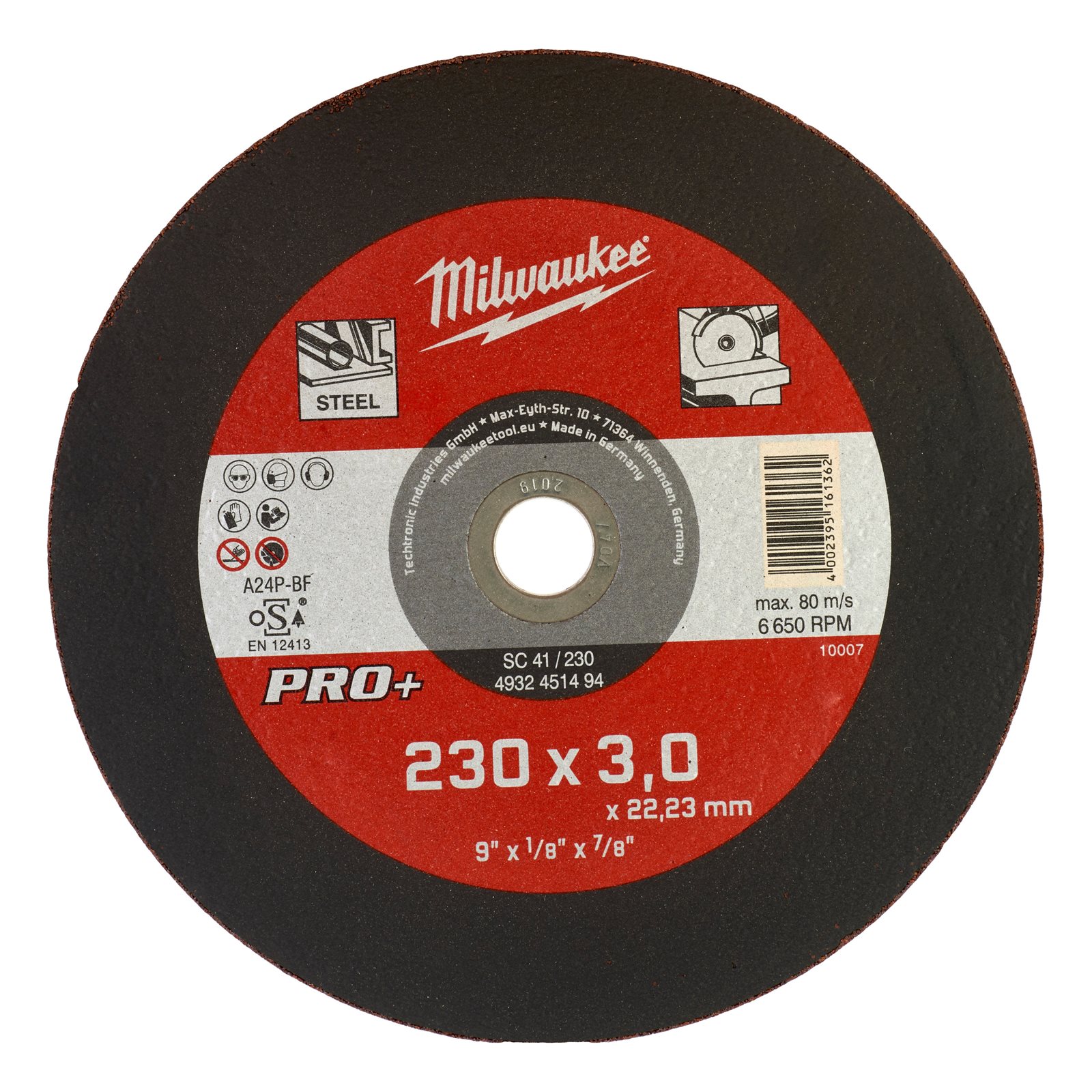 Discuri PRO+ pentru debitare metal 22 mm Milwaukee 4932451494