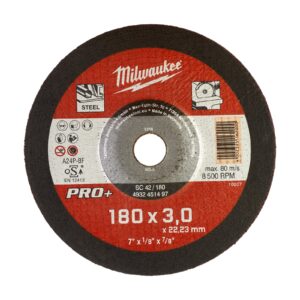 Discuri PRO+ pentru debitare metal 22 mm Milwaukee 4932451497