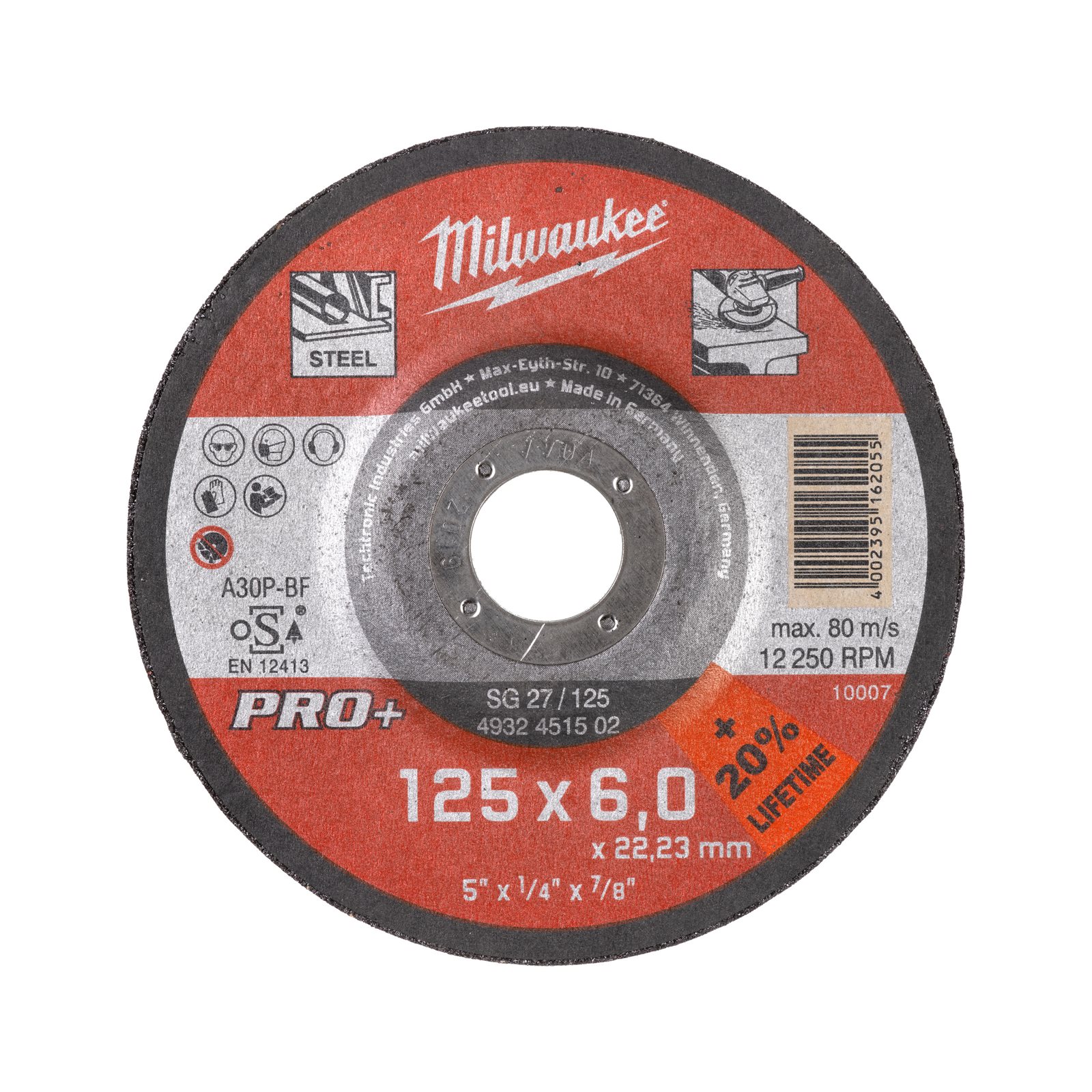 Discuri PRO+ pentru polizat metal 22 mm Milwaukee 4932451502