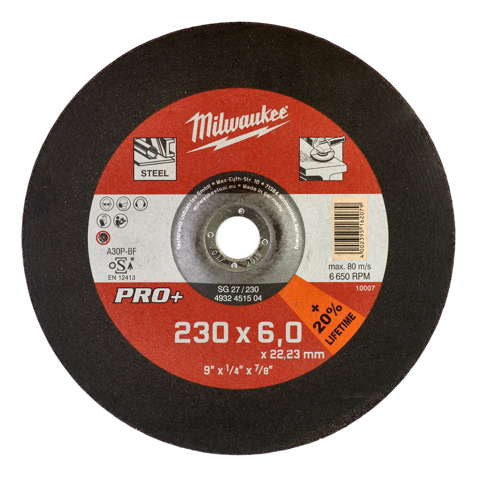 Discuri PRO+ pentru polizat metal 22 mm Milwaukee 4932451504