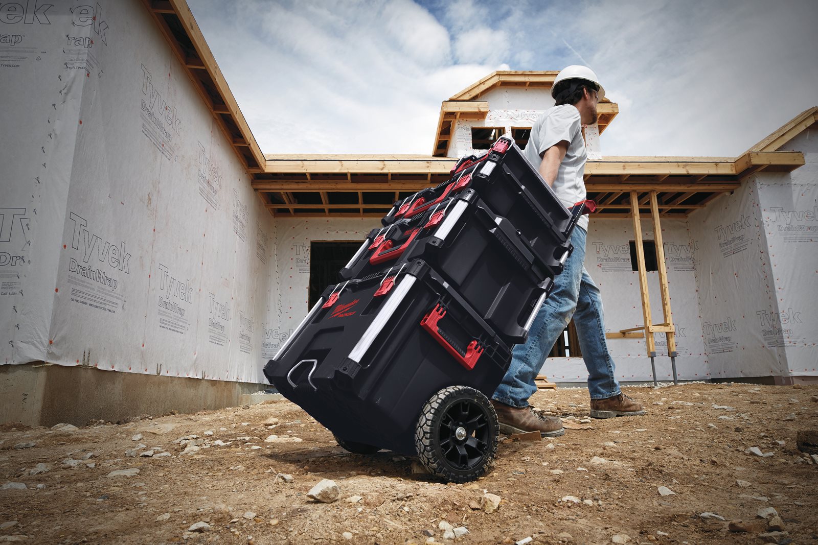 Cărucior transport PACKOUT Milwaukee - in utilizare 17