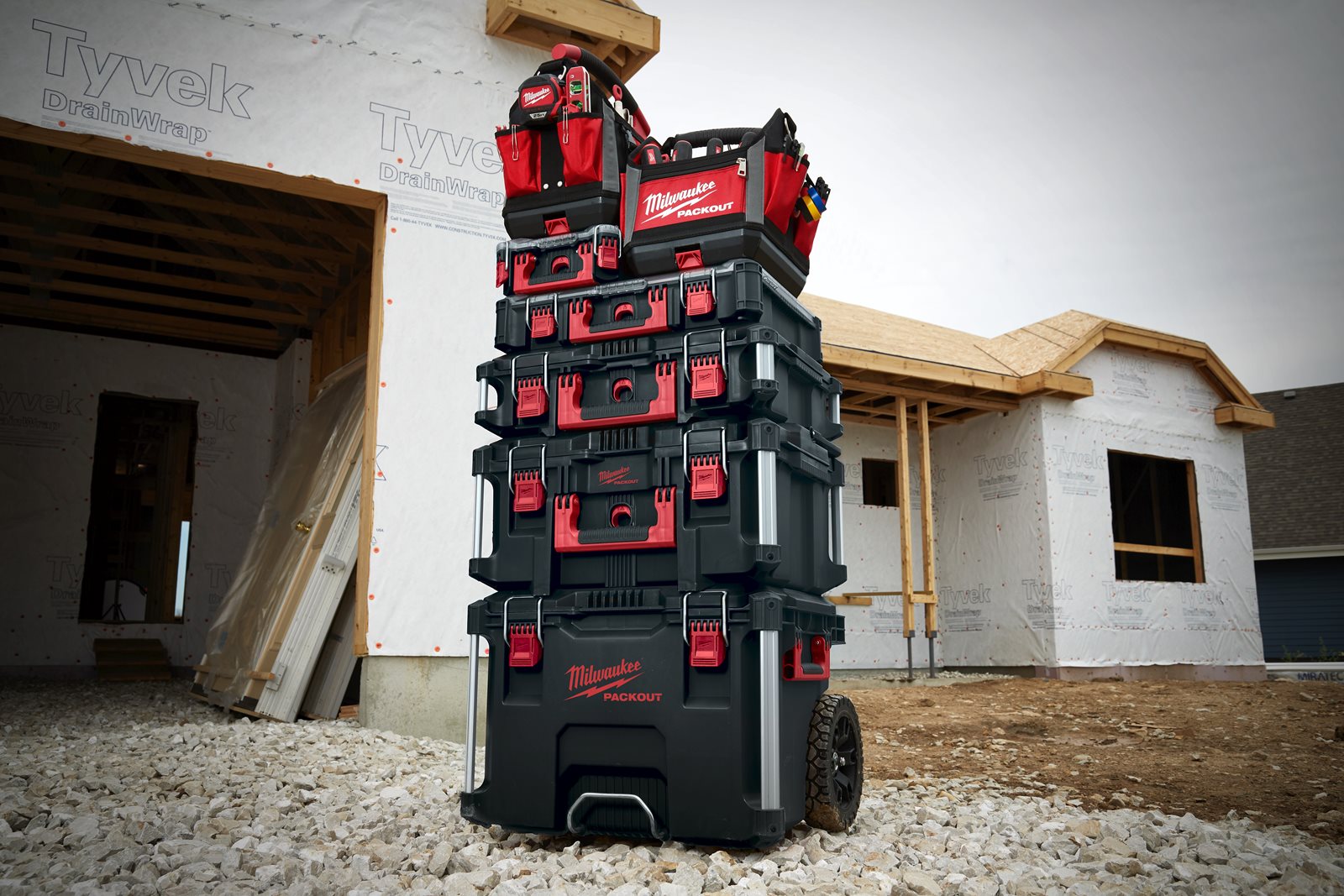 Cărucior transport PACKOUT Milwaukee - in utilizare 20